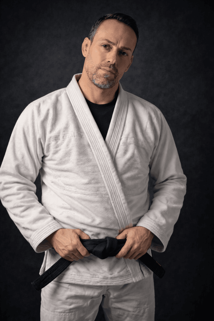 BJJ Schwarzgurt im Gi